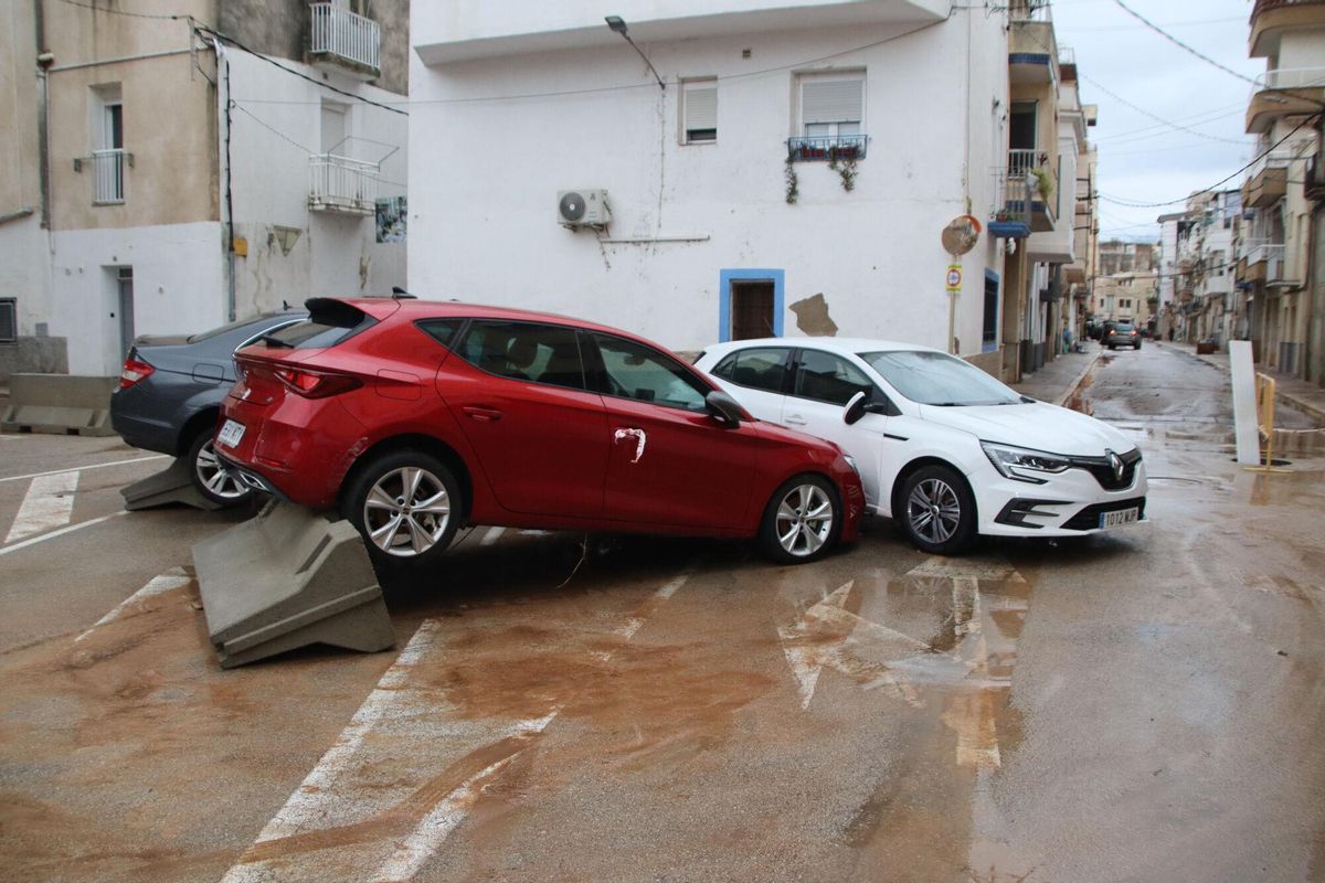 Destrosses provocades per la dana al Montsià