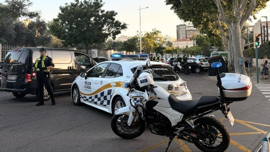 Sorprenden a tres conductores sin carné y detectan otras siete infracciones en un control en Palma