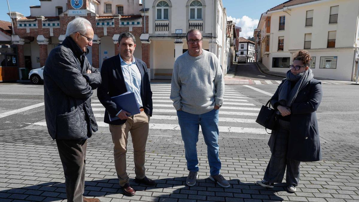 Por la izquierda, José Manuel Lozano, Francisco González, Marino Díaz y Aroa Gutiérrez.