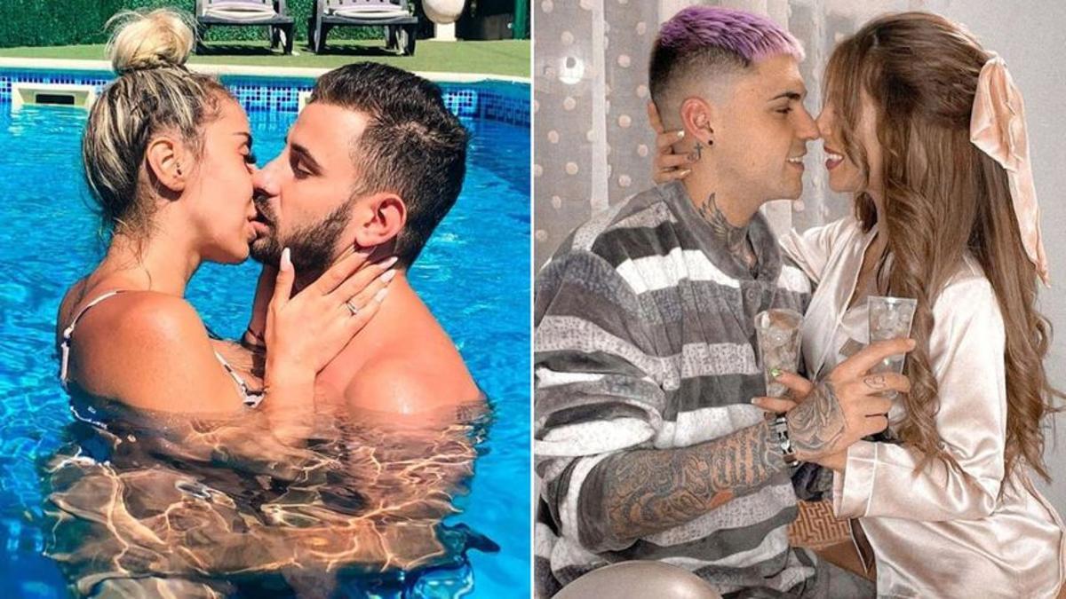 Dos de las parejas que rechazaron participar en 'La isla de las tentaciones'.