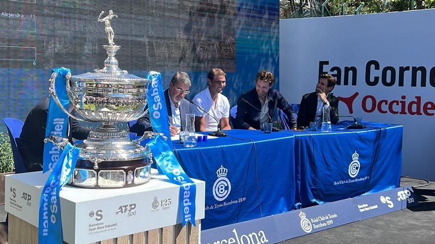 Rafa Nadal se medirá al italiano Flavio Cobolli en su estreno en el Trofeo Conde de Godó