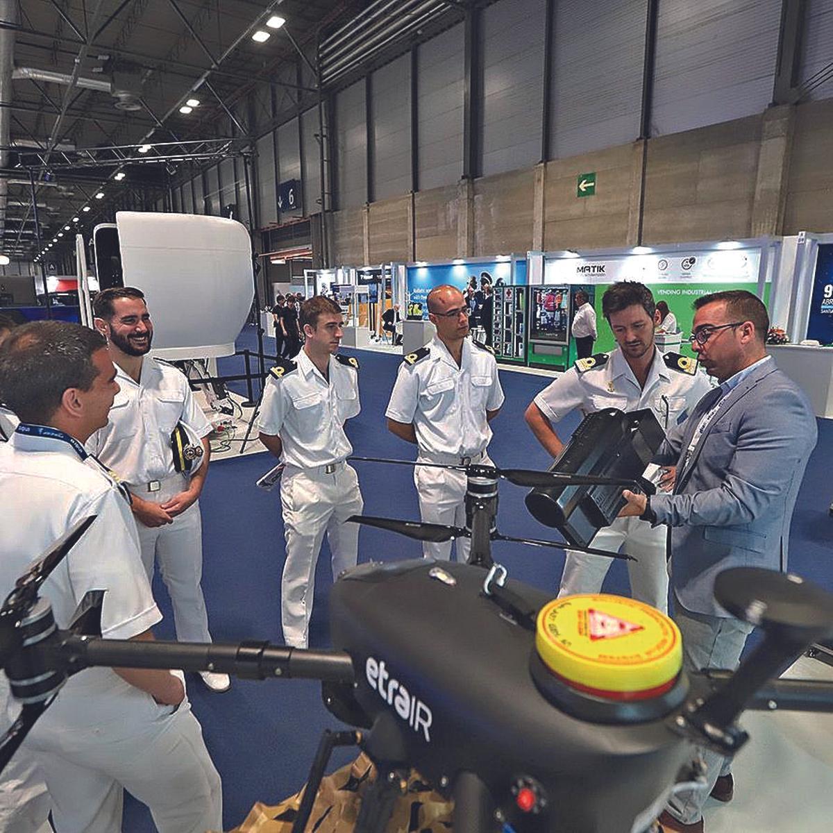 El uso de drones, como el presentado en Feindef, revolucionará la logística militar