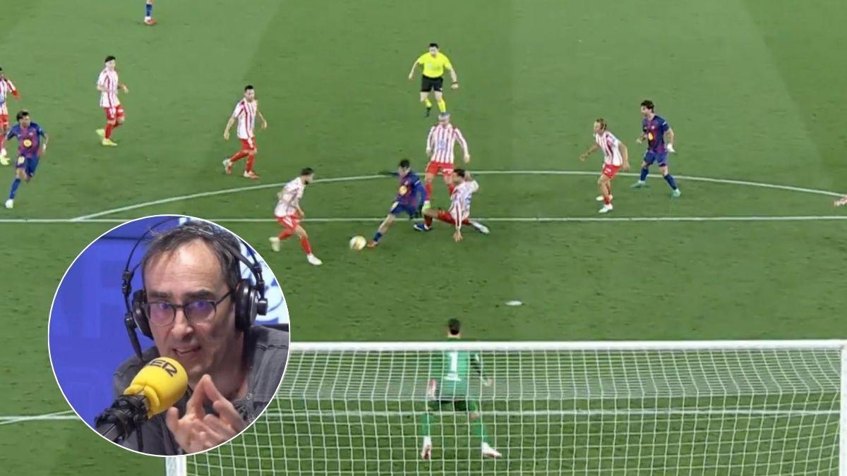 Iturralde, sobre el penalti a Pedri