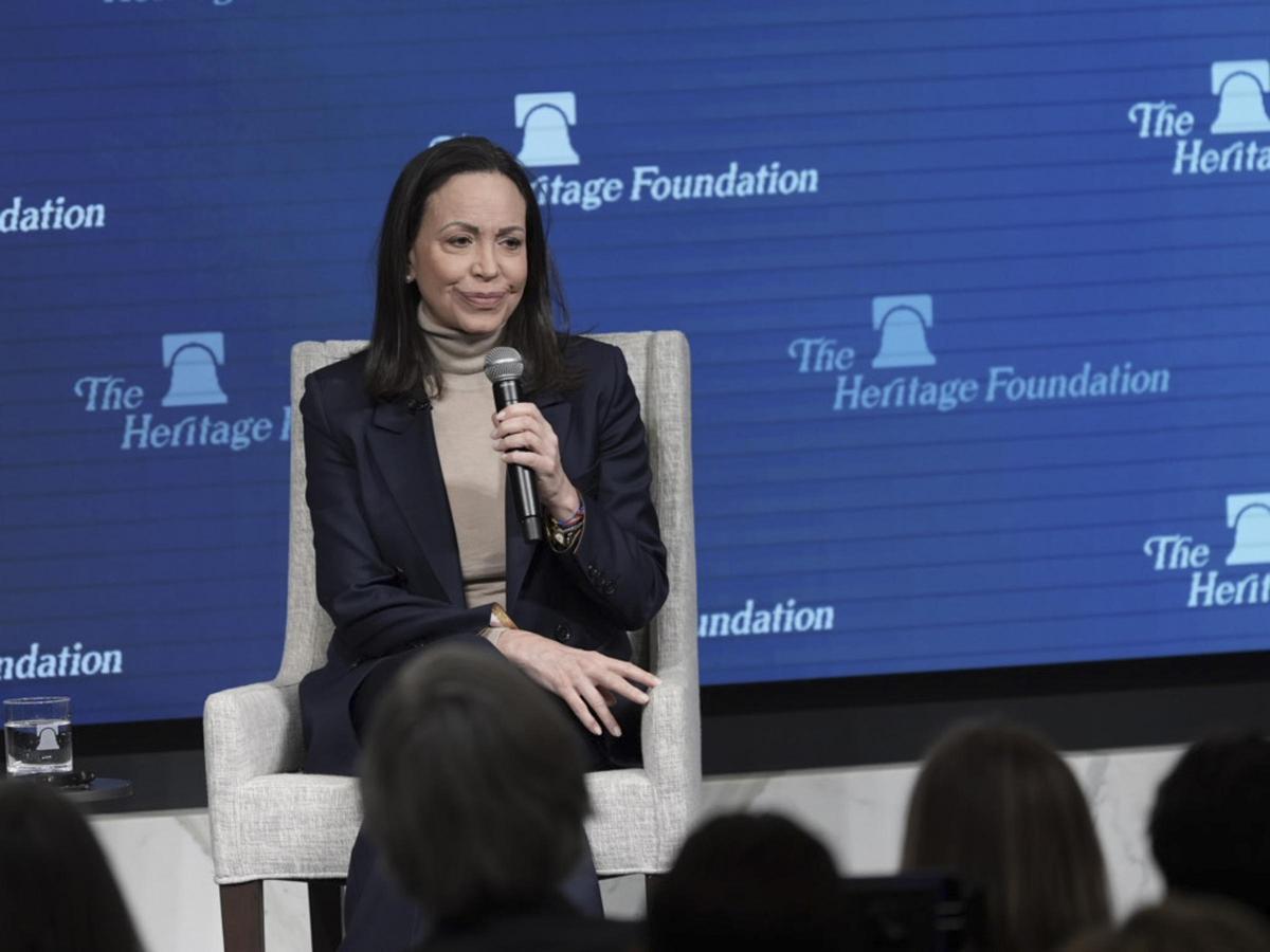 La opositora venezolana María Corina Machado.