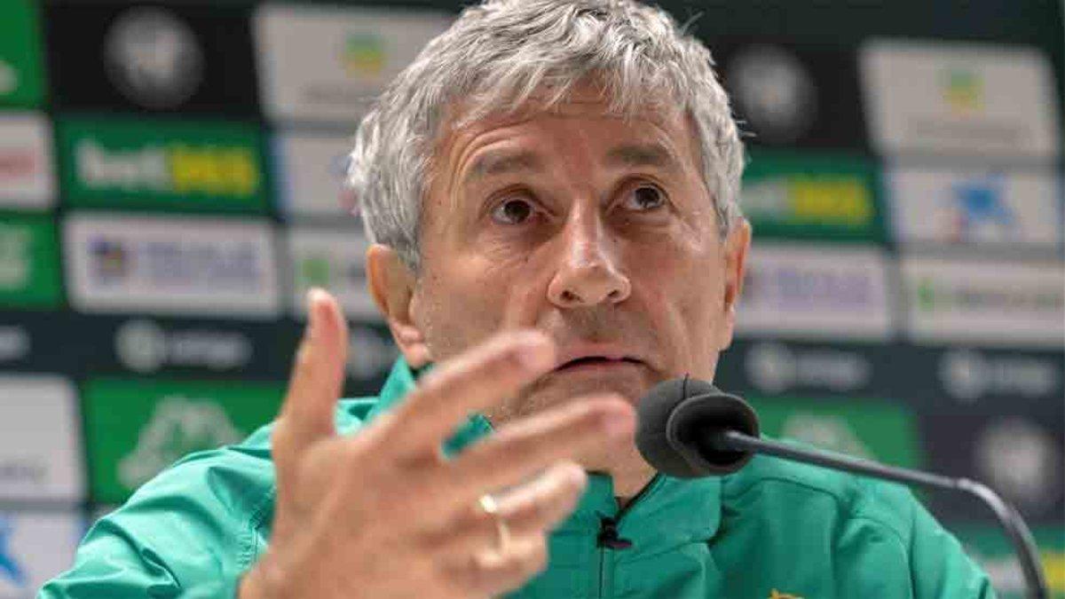 Quique Setién, entrenador del Betis