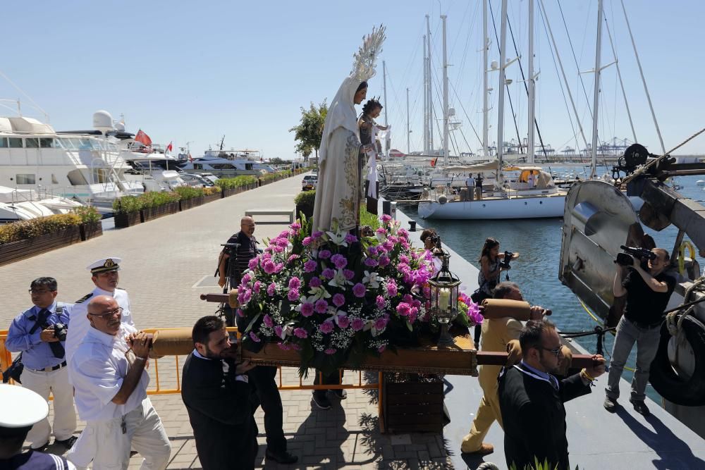 Celebración de la Virgen del Carmen en València