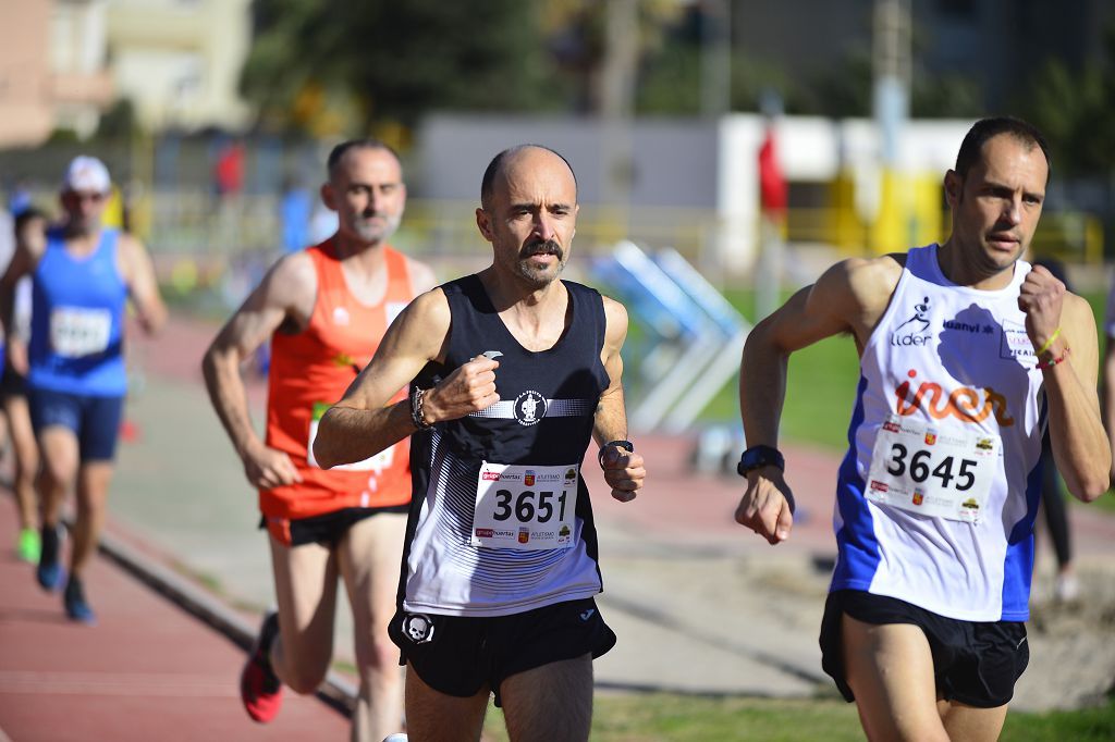 Atletismo nacional Máster sábado en la pista de Atletismo de Cartagena