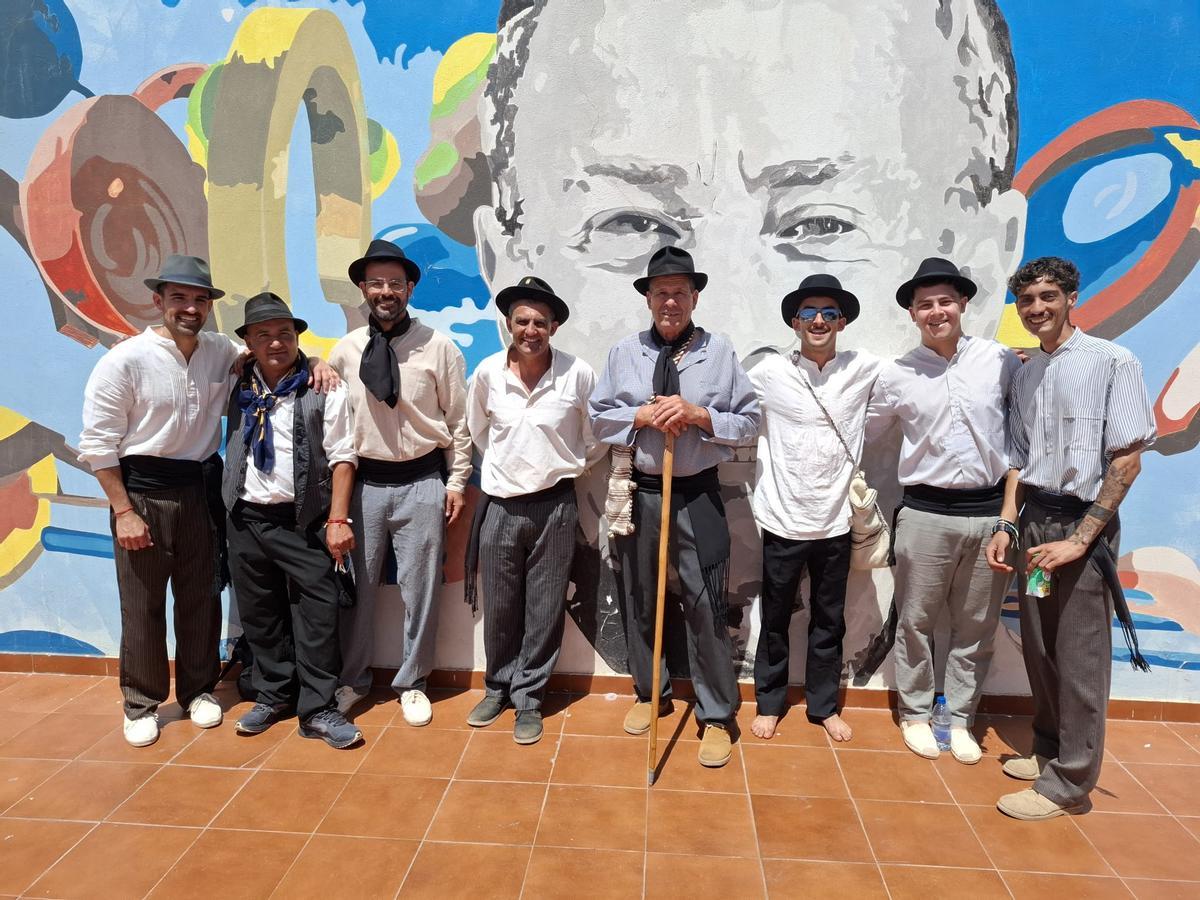 Colaboradores en la Romería Inclusiva del CEIP César Manrique Cabrera, ubicado en Tahiche.