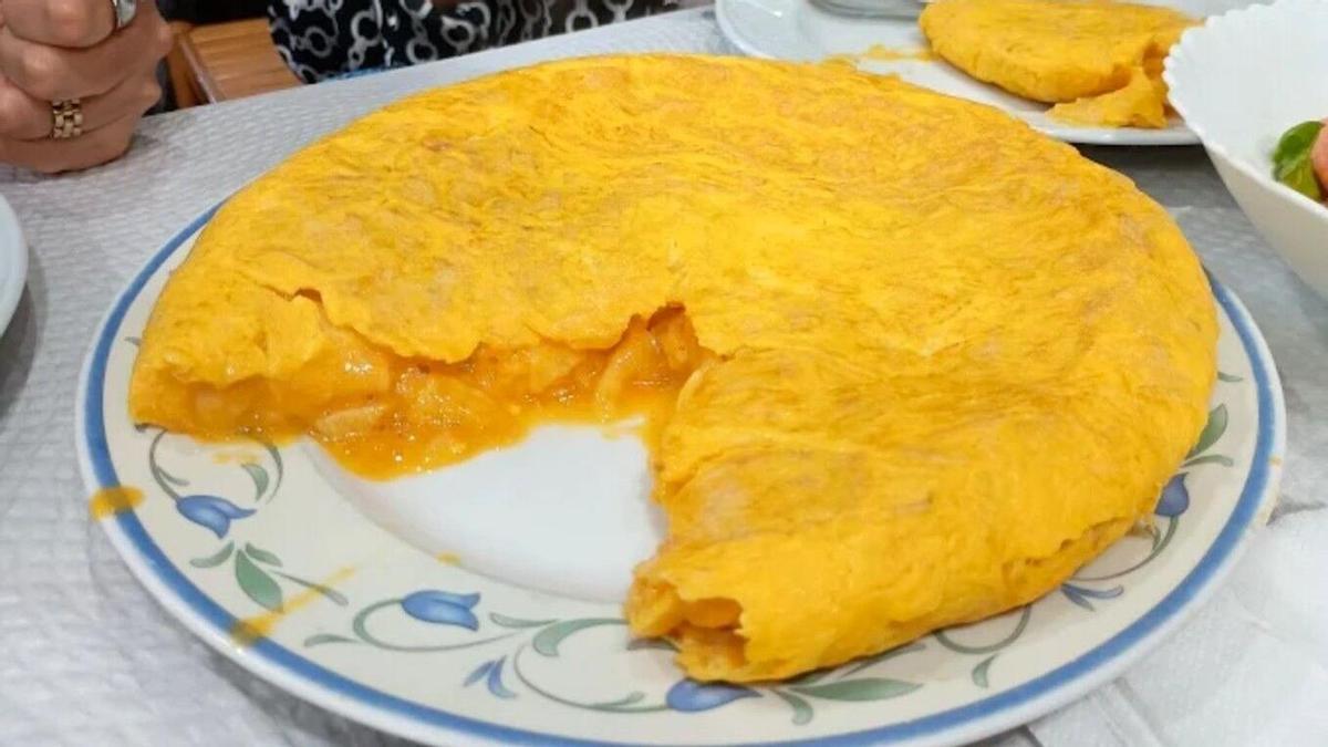 La tortilla recomendada por el actor Martiño Rivas en A Coruña.