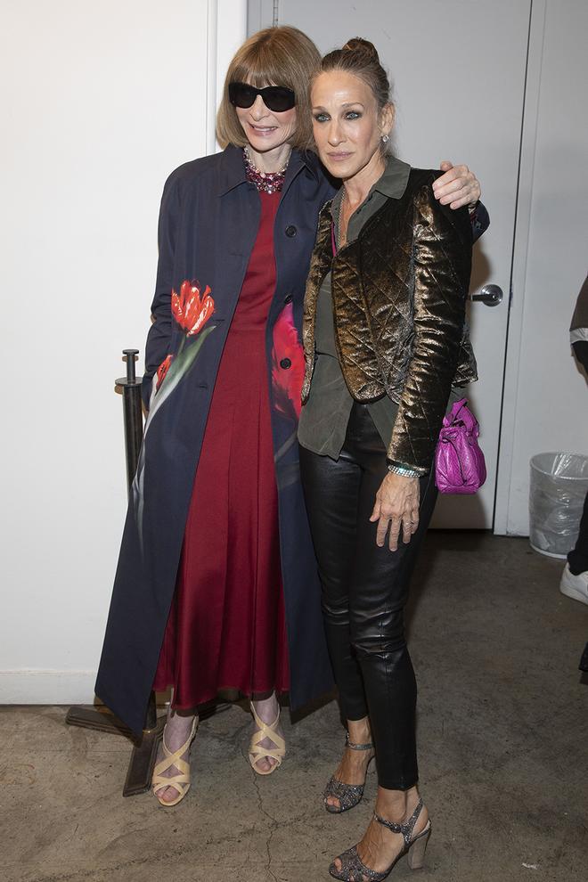 Sarah Jessica Parker, junto a Anna Wintour durante una 'première' en Nueva York