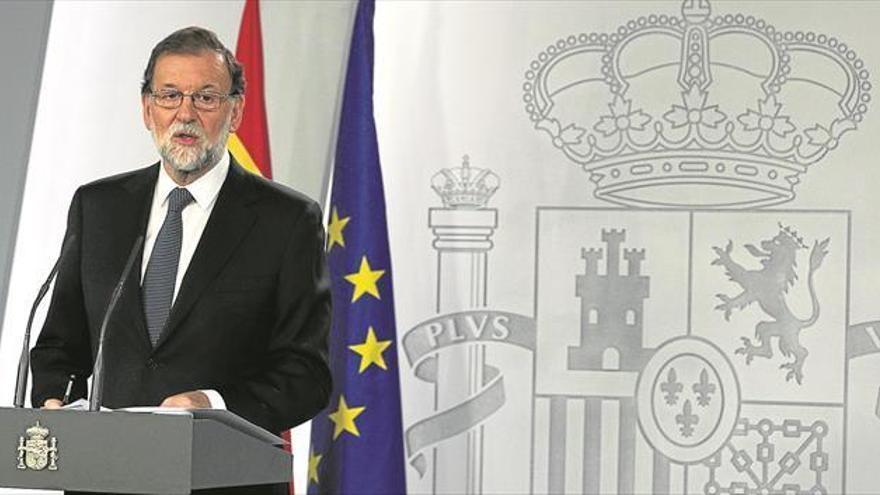 Rajoy presume de haber defendido al Estado de un «ataque grave»