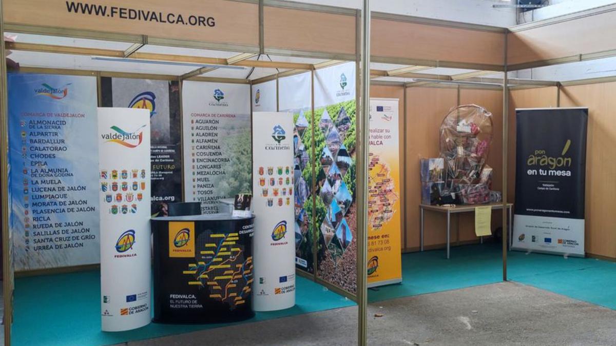 Fedivalca contó con un expositor en la feria Valga de Épila.