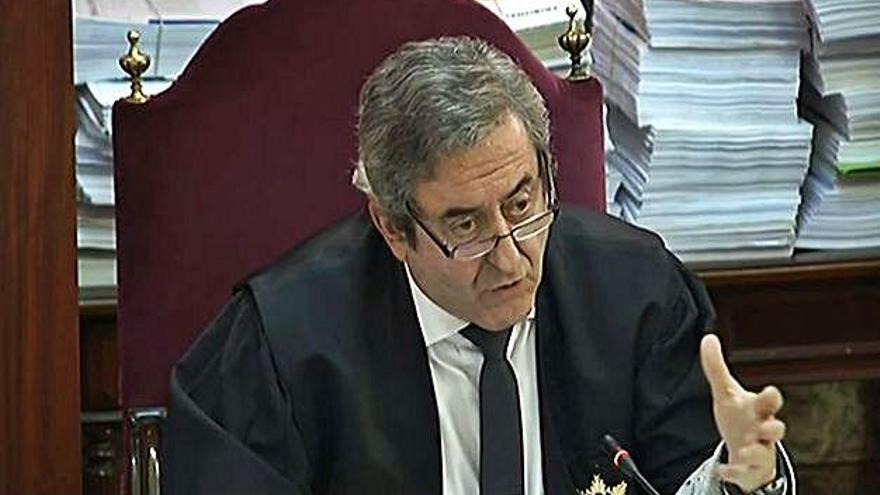 El fiscal Javier Zaragoza, durant el seu al·legat.