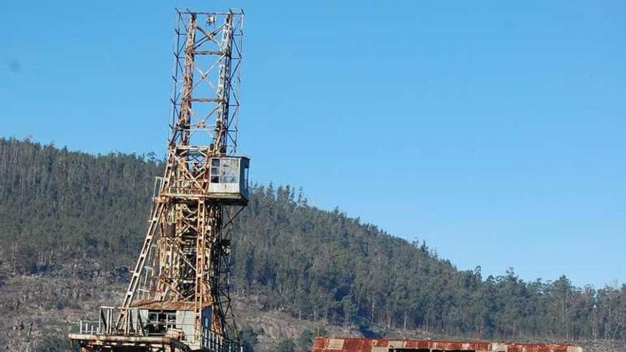 Estado que presenta el cargadero de mineral de Rande. // Faro