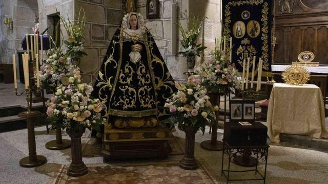La Dolorosa de Teis ya luce “renovada”