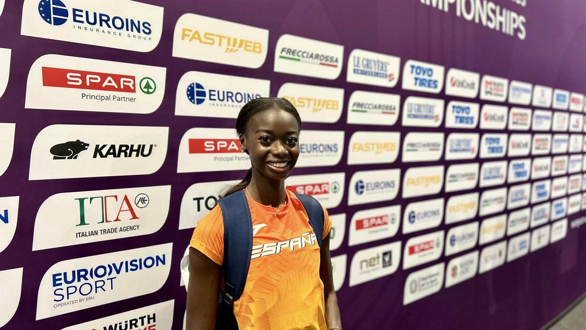 Fátima Diame, va a por medalla en Roma