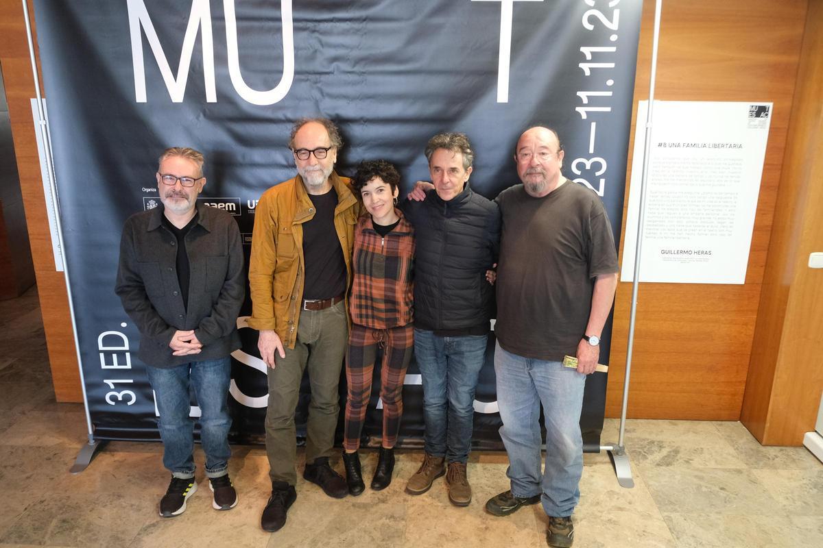 Equipo de "El lector por horas", con Roberto García, Carles Alfaro, Mar Ulldecomins, Pere Ponce y Pep Cruz