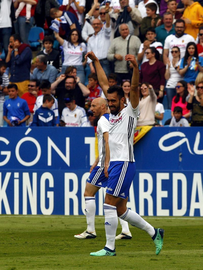 Sufrida victoria del Real Zaragoza contra el Sporting de Gijón