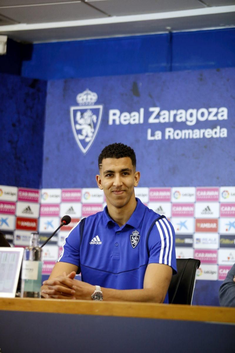 Presentación de Jawad El Yamiq como nuevo jugador del Real Zaragoza
