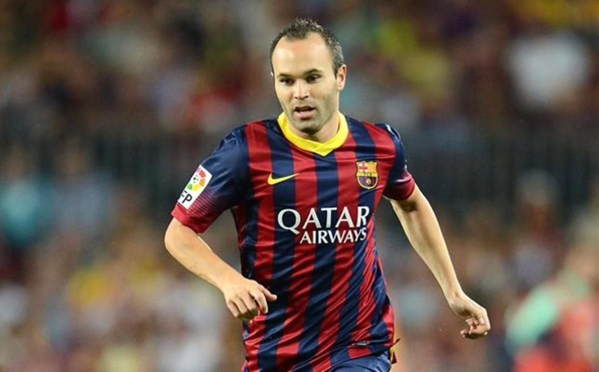 El migcentre André Iniesta durant el partit de Lliga contra el Sevilla, celebrat al Camp Nou. El migcentre André Iniesta durant el partit de Lliga contra el Sevilla, celebrat al Camp Nou.