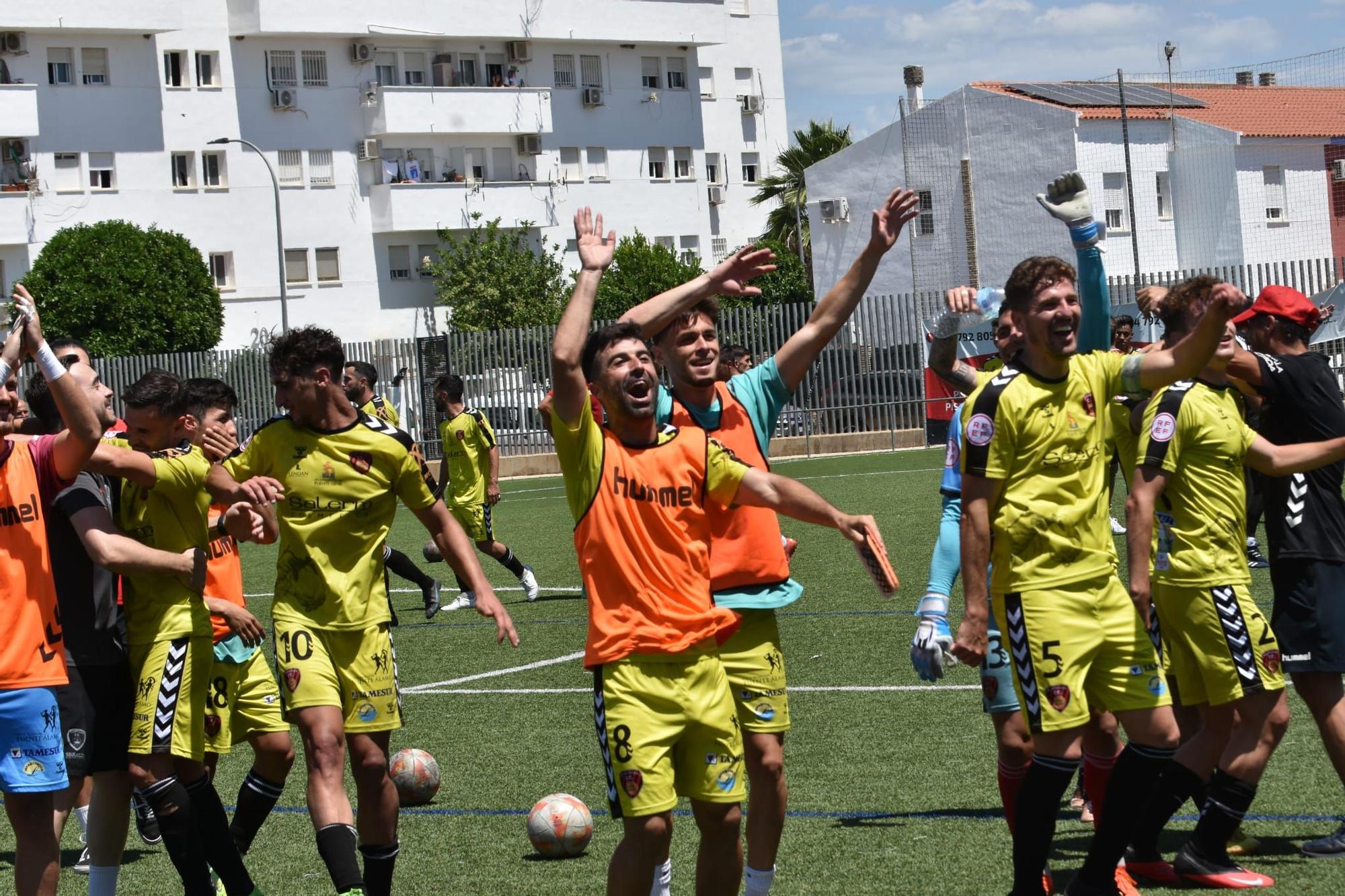 La victoria del Salerm Puente Genil en el play off ante el Gerena, en imágenes