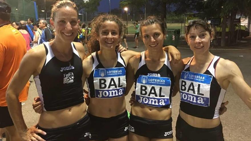 Petkova, Juan, Romero y López son las nuevas poseedoras del récord balear en el 4x400.