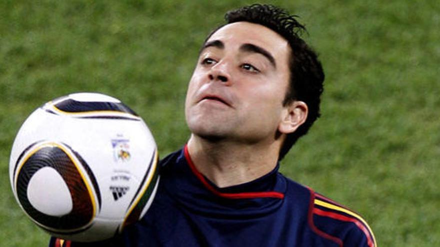 Xavi, la manija de la selección.