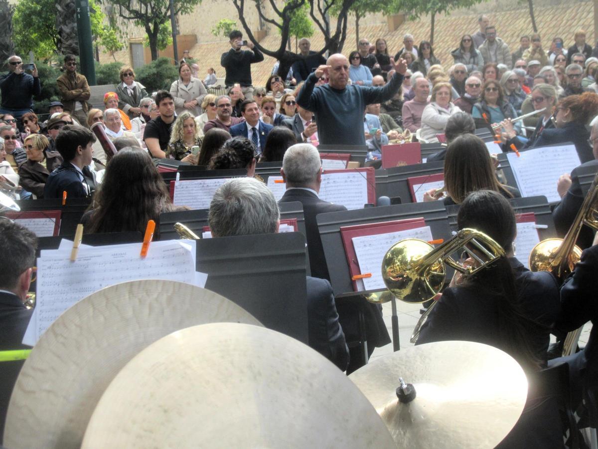 Un momento del concierto de la Agrupación Musical Los Silos.