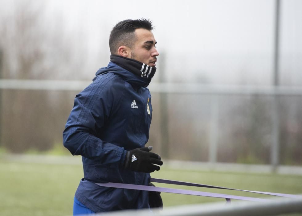 Entrenamiento del Real Oviedo en Tensi