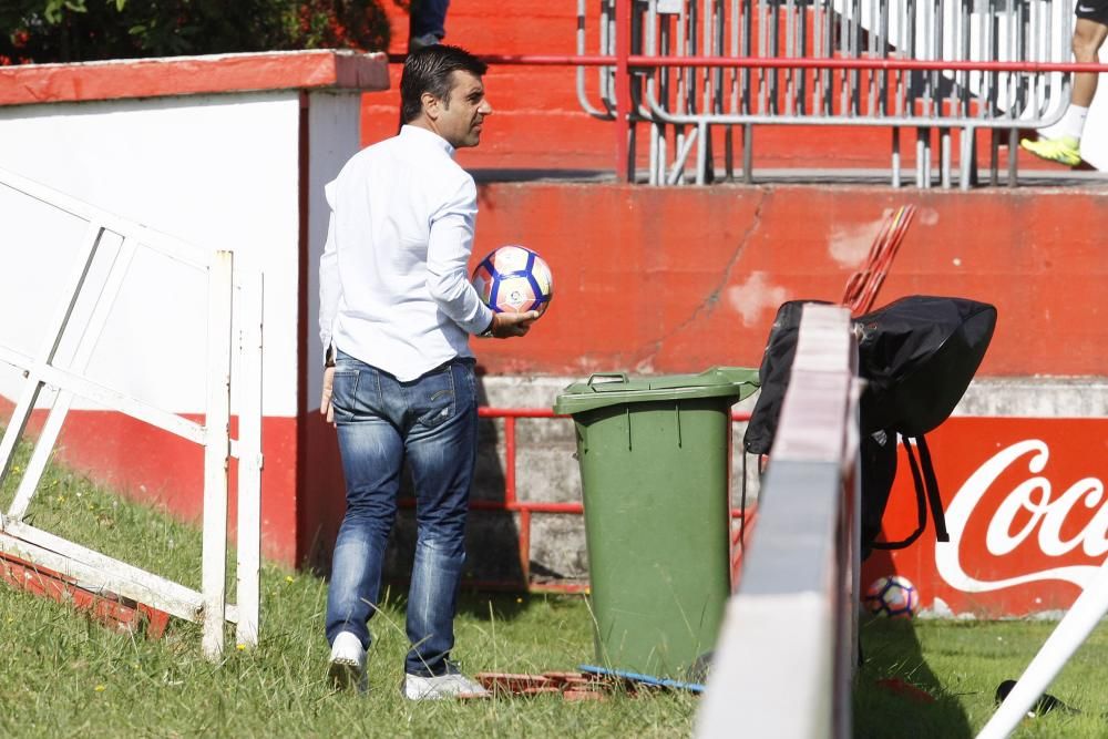 Entrenamiento del Sporting de Gijón