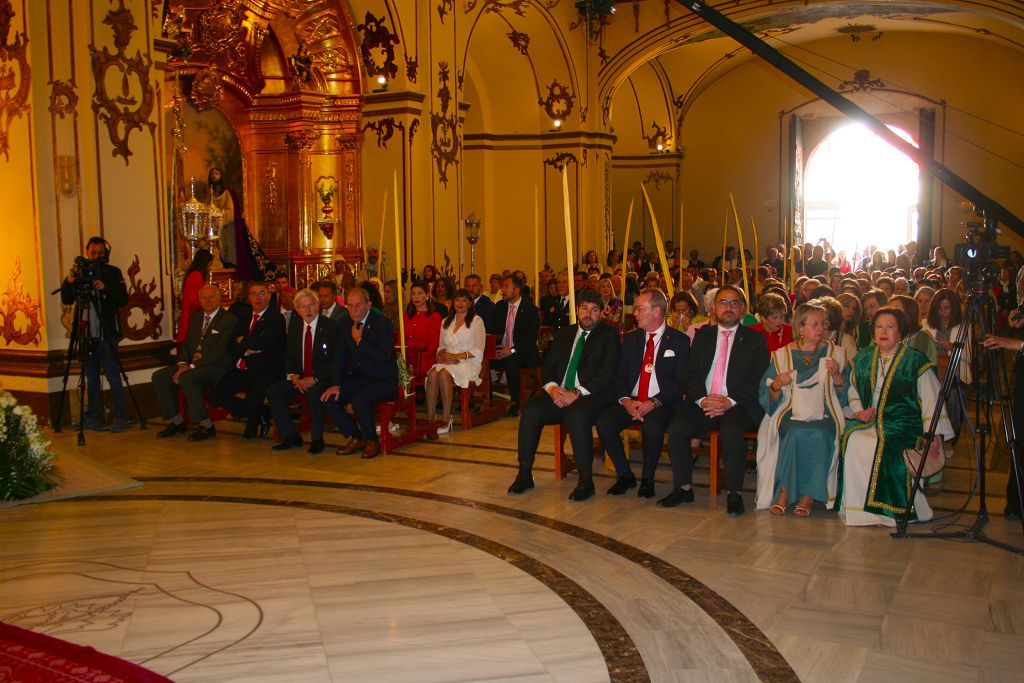 Bendición de las palmas del Paso Blanco en Lorca