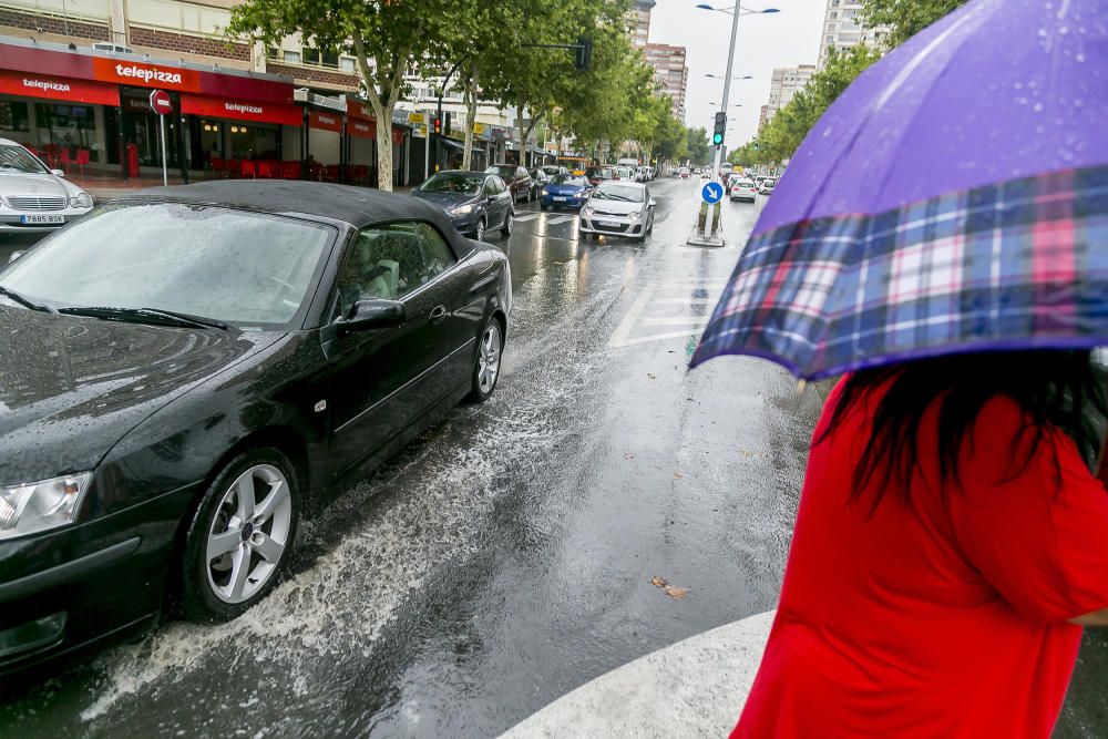 Tormenta de julio en Benidorm