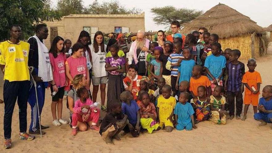 Voluntarios de Ecodesarrollo Gaia, en Senegal