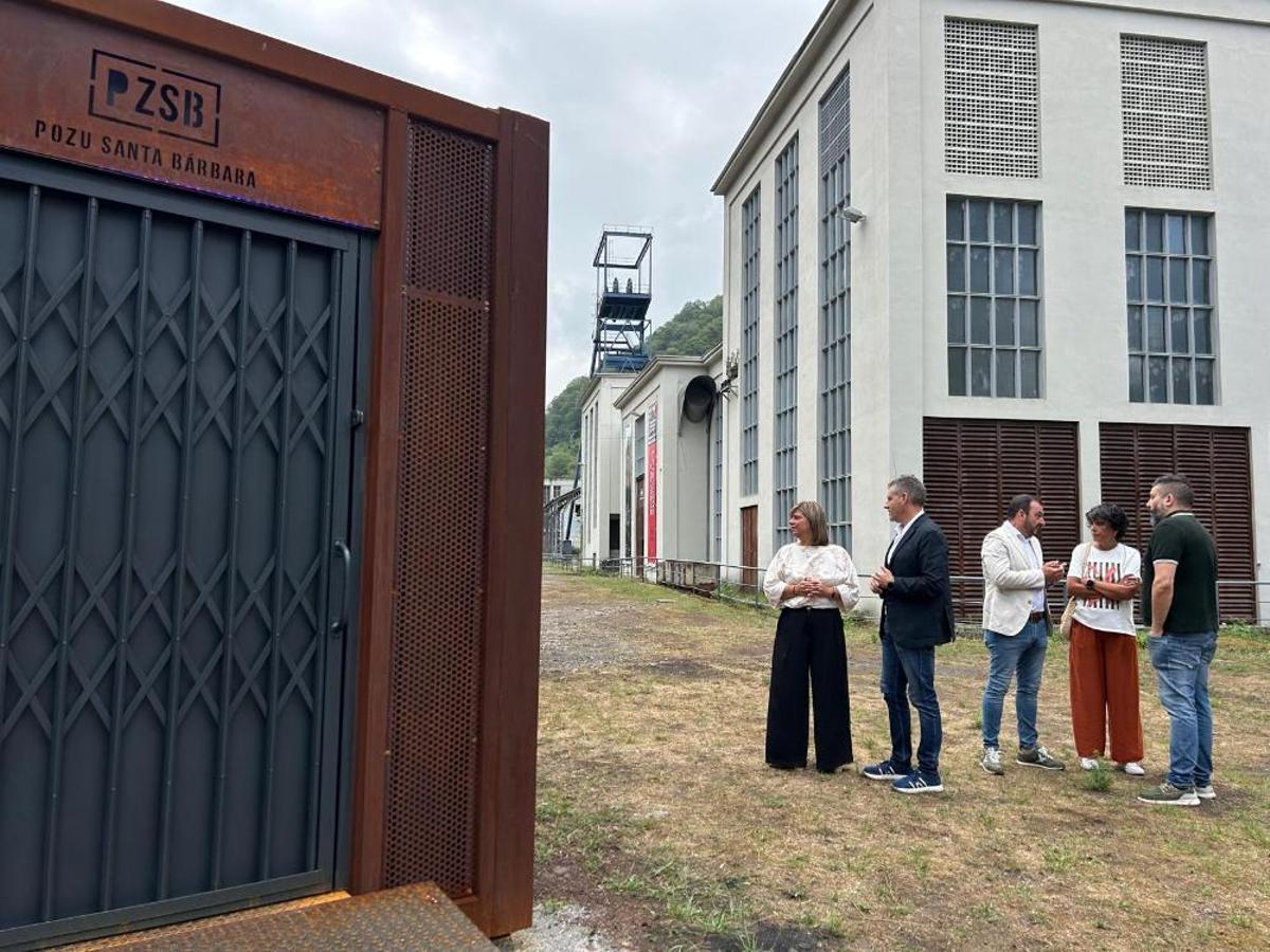La nueva sala, en el exterior de las instalaciones del Pozo Santa Bárbara.
