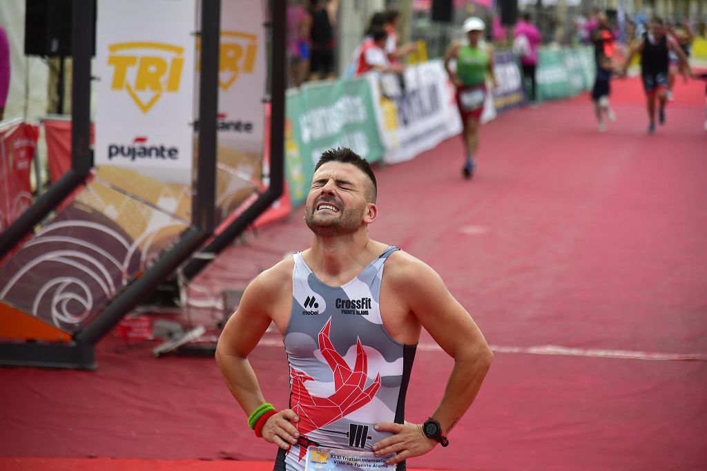 Llegada del triatlón de Fuente Álamo (I)