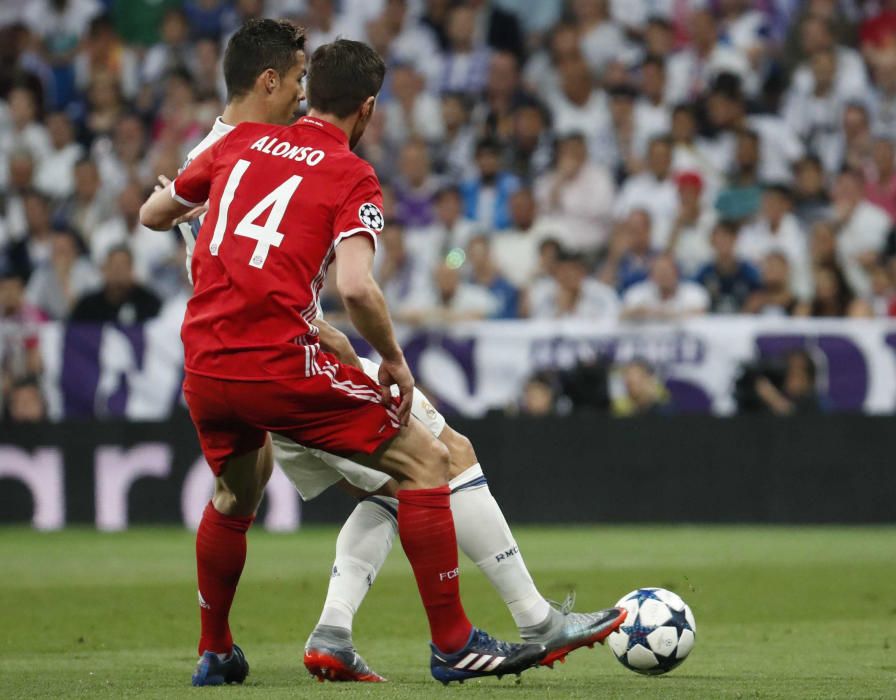 Imágenes del partido entre Real Madrid y Bayern.