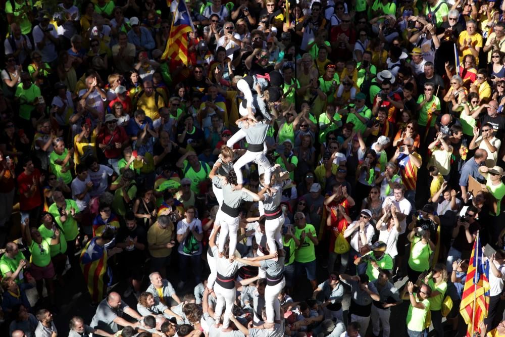 Concentració per la Diada 2017 a Barcelona