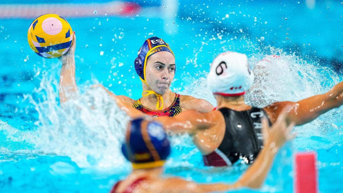 Bea Ortiz, durante los Juegos Olímpicos de París.