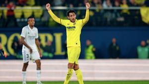 Parejo celebrando el triunfo