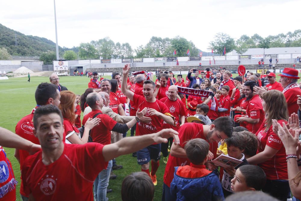 Celebració del títol de Tercera de l'Olot