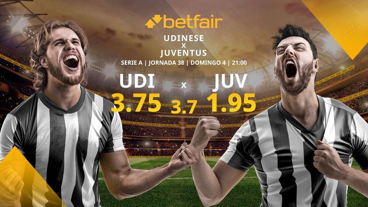 Udinese Calcio vs. Juventus de Turín: alineaciones, horario, TV, estadísticas y pronósticos