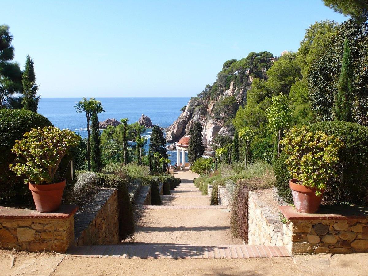 Costa Brava, jardin botánico, Mar i Murtra