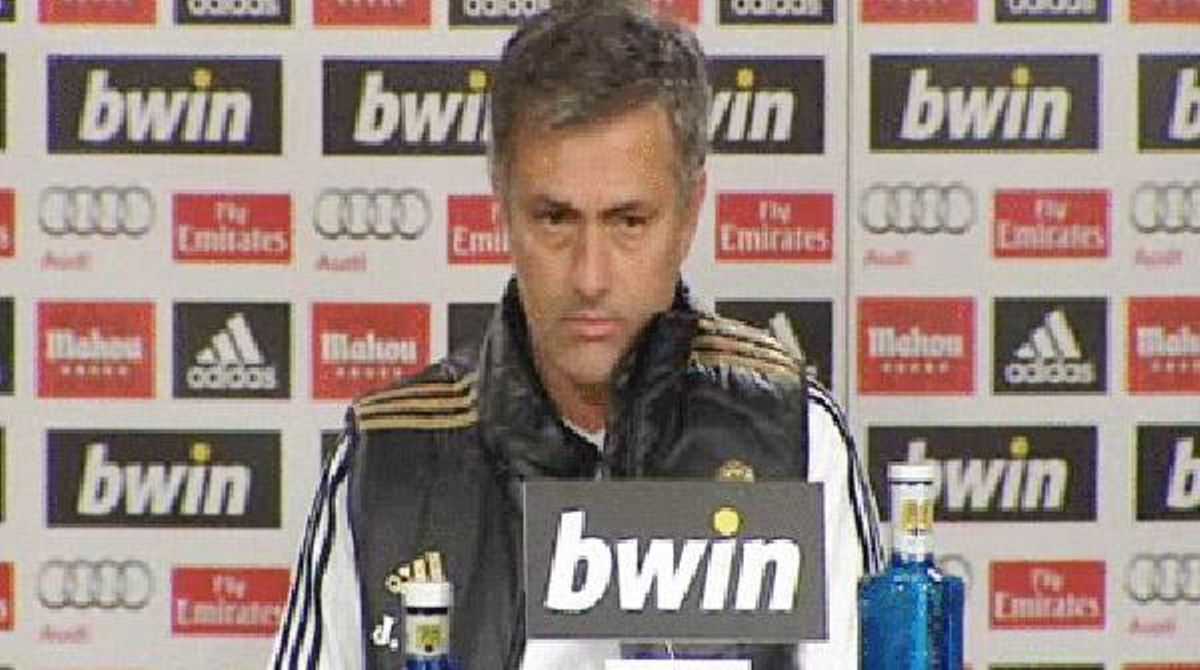 Mourinho: Els he dit: teniu 45 minuts per netejar les escombraries