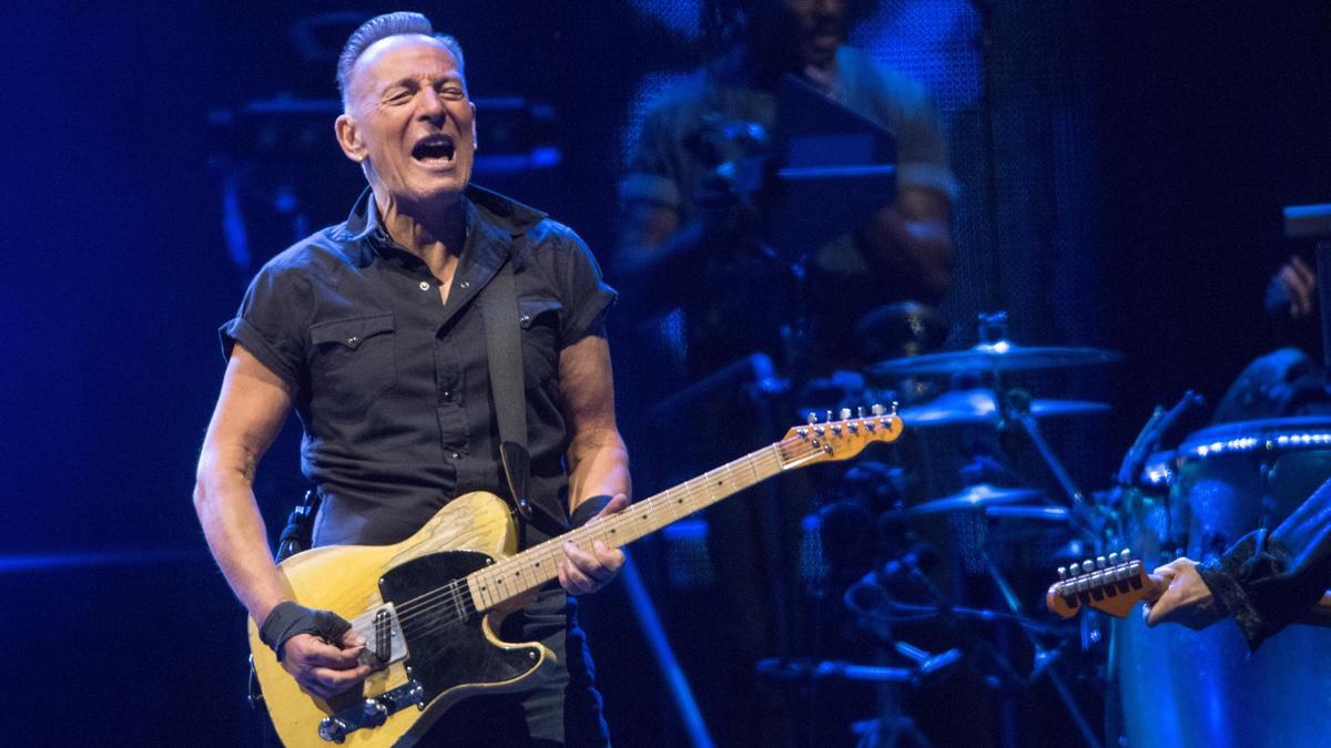 Concierto de Bruce Springsteen &amp; The E Street Band en el Estadio Olímpico de Montjuïc Lluís Companys en la gira ‘The River Tour’ en abril de 2023