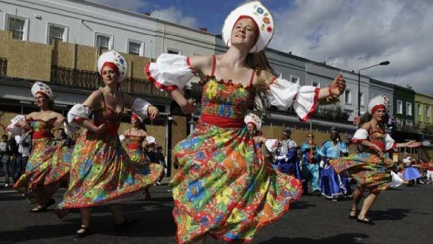 Explosión de color y ritmos africanos en el carnaval de Notting Hill