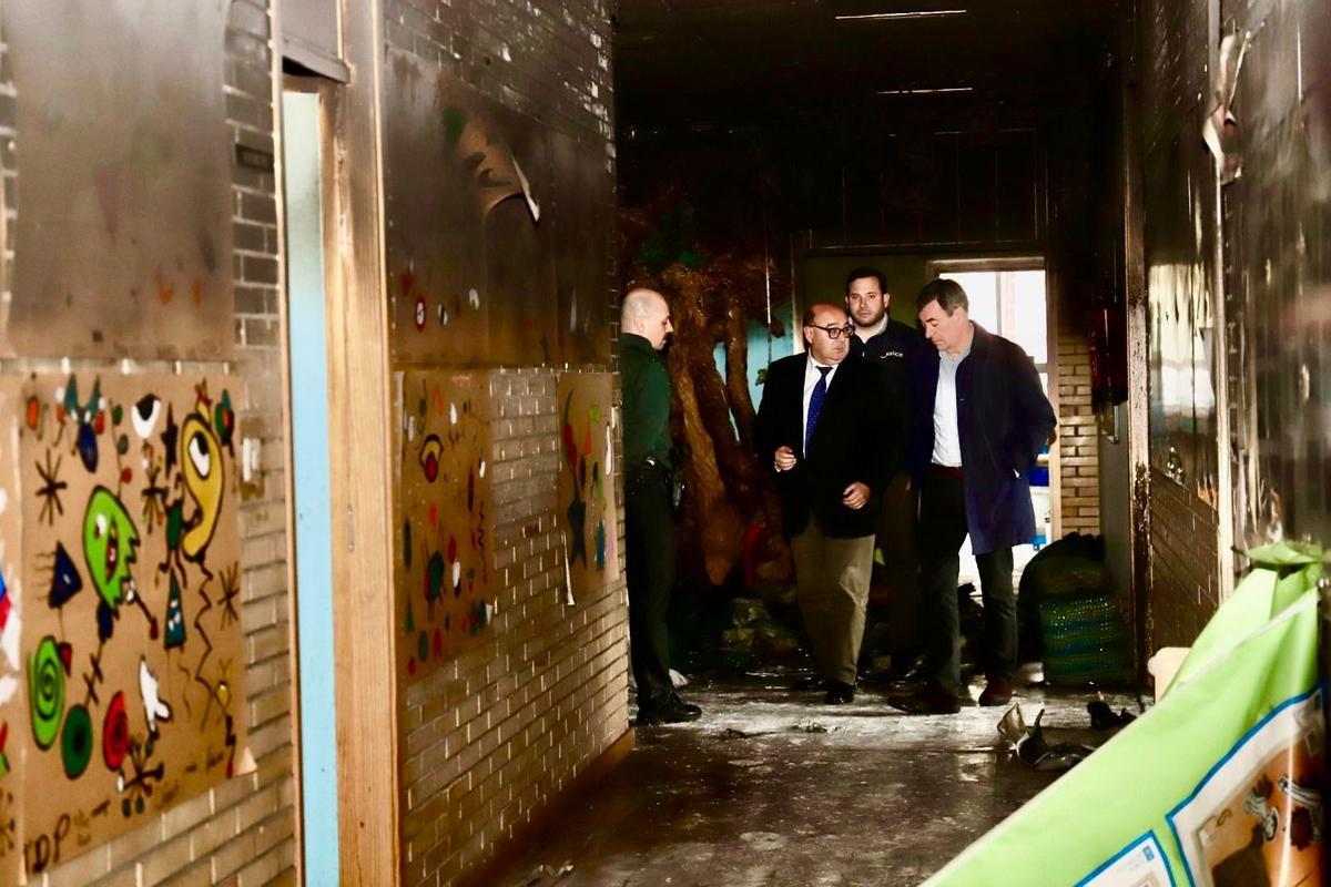 Visita, esta mañana, del conselleiro de Educación al Colexio Plurilingüe de Tenorio.