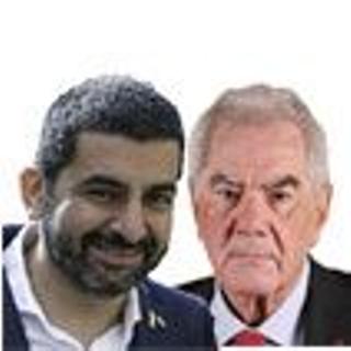 Chakir el Homrani y Ernest Maragall