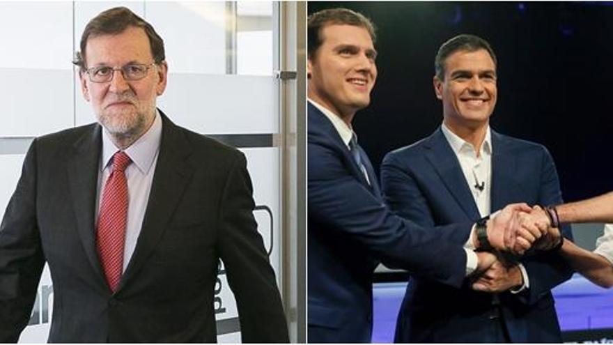 Rajoy solo debatió con Sánchez en las elecciones del 20D.