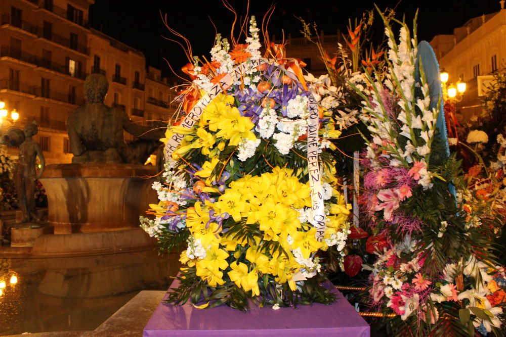 Así son las canastillas y el manto de la Ofrenda