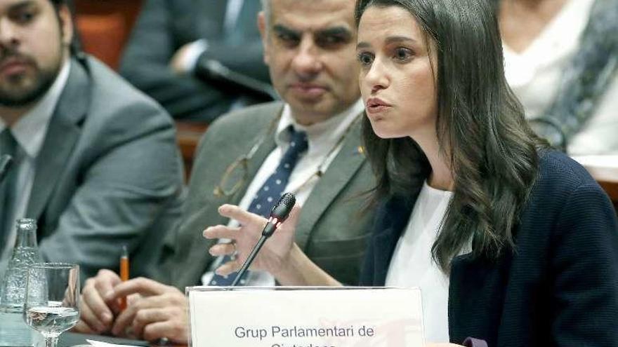 La futura líder de la oposición, Inés Arrimadas, de Ciudadanos. // Efe